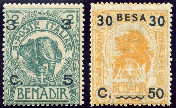 Besa overprints